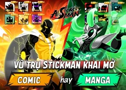 AI Stickman Vũ Trụ Người Que: Khi Wukong phò tá Saitama, Black Goku đối đầu Đội Trưởng Mỹ