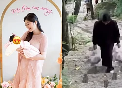 Thanh Trúc "bật khóc" quỳ gối xin con giữa đền thiêng, khiến CĐM thương xót
