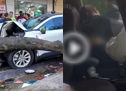 Vụ ô tô tông loạt xe ở Hà Nội: 1 người ra đi, camera hé lộ cảnh tượng kinh hoàng