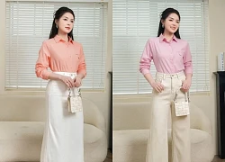 Áo sơ mi pastel, tôn lên vẻ đẹp và tạo nét cuốn hút riêng