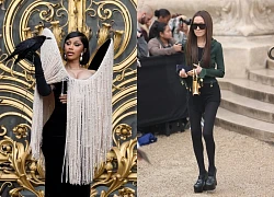 Cardi B gây sốc khi diện váy nhô cao đến đỉnh đầu, tạo dáng cùng quạ đen