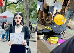 Clip một cô gái &#8220;bị bế&#8221; vì náo loạn ở Vinh, nghi ngáo đá, hóa ra là Ngân Baby