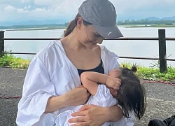 Con gái đã 16 tháng, Lan Phương vẫn thoải mái cho "tu ti" giữa phim trường: Phản ứng của netizen gây chú ý