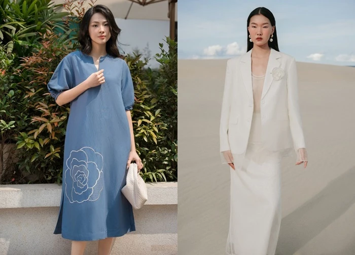 Đẹp từ nhà ra phố với trang phục linen tự nhiên