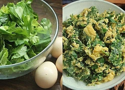 Không chỉ xào thịt bò, lá này xào cùng trứng tuyệt ngon, đã thế lại còn cực bổ dưỡng