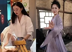 Nữ diễn viên Trung Quốc làm phục vụ kiếm sống