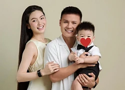 Quang Hải - Chu Thanh Huyền tung ảnh nét căng như poster phim, mừng sinh nhật đầu tiên của cậu quý tử Lido