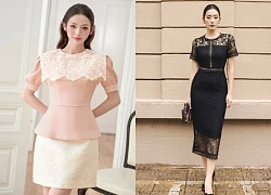 Váy ren cổ điển được lòng cô nàng hiện đại