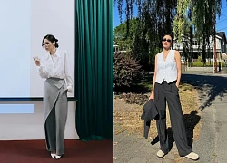 Hóa ra mỹ nhân Việt mặc quần ống rộng cũng sành điệu mãn nhãn, không tham khảo lại thấy day dứt