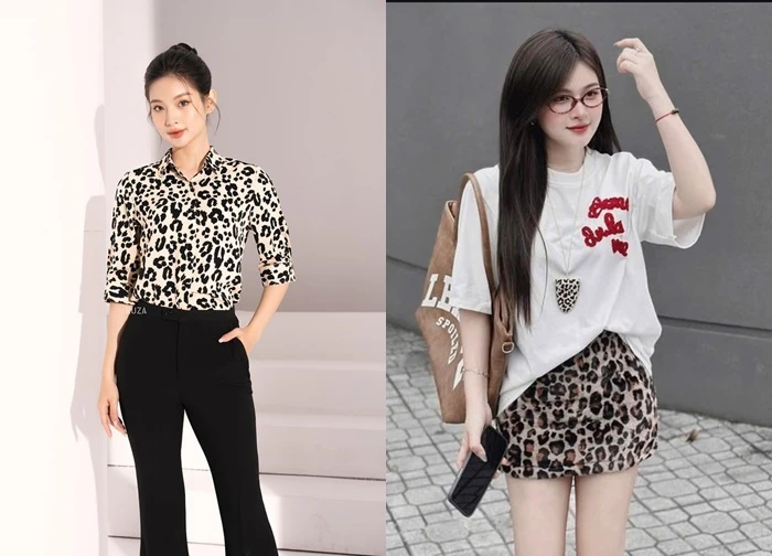 Họa tiết da beo gợi cảm đúng chất, nổi bật đúng điểm