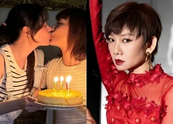 NSND Mỹ Uyên công khai ảnh hôn bạn gái đồng giới, danh tính sốc, CĐM chúc mừng
