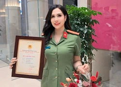 NSND Tự Long, NSƯT Ngọc Sơn, Thiếu tá công an Trúc Mai cùng lúc báo tin vui