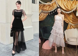 Váy voan giúp nàng sang trọng không cần phô trương