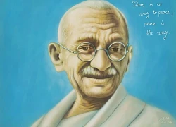 Đấu giá bức chân dung hiếm về anh hùng dân tộc Ấn Độ Mahatma Gandhi