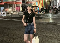Hotgirl bóng chuyền Nguyễn Thị Phương khoe dáng thướt tha trên phố Thượng Hải