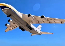 Máy bay vận tải khổng lồ AN-124 Ruslan bất ngờ xuất hiện trên bầu trời Kiev