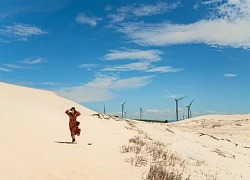 Phát hiện đồi cát trắng Bình Thuận "vắng vẻ và không mất phí", chill hơn đồi cát Bàu Trắng