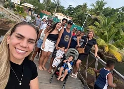 Vợ tiền đạo Xuân Son chia sẻ loạt ảnh về thăm quê nhà Brazil