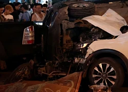Vụ ô tô đâm liên hoàn ở Hà Nội: Nam giảng viên giật mình đạp nhầm chân ga