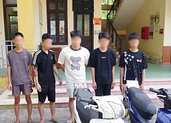 5 thanh, thiếu niên đi trộm xe máy để lấy tiền tiêu xài