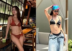 Bỏng mắt ngắm Huyền Lizzie diện áo tắm, khoe body nuột 0% mỡ thừa