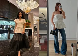 Khoe dáng thanh lịch với áo peplum trong mùa hè 2025