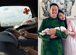 Sao nữ Vbiz "mang nguyên cả cái nhà" trong chuyến đi đầu tiên của con, bao mẹ bỉm sữa gật gù, đồng cảm