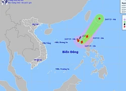 Bão số 4 giật cấp 11 trên Biển Đông
