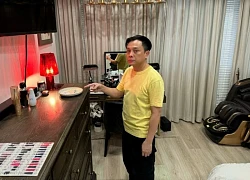 Hình ảnh hiện trường lúc NTK Công Trí bị bắt vì sử dụng ma tuý