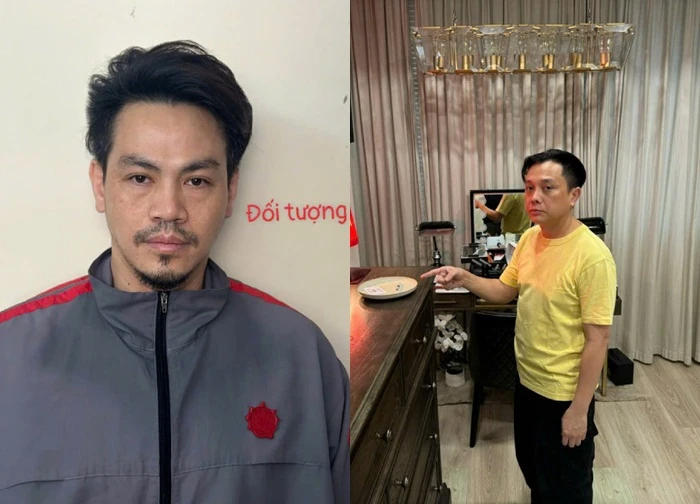 Hình ảnh khám xét tư gia nhà thiết kế thời trang Nguyễn Công Trí