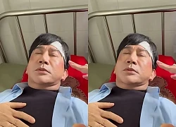 Hình ảnh NSƯT Kim Tử Long nằm viện, đầu băng bó gây xôn xao