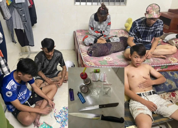 Nhóm thanh thiếu niên tụ tập bay lắc tập thể tại nhà