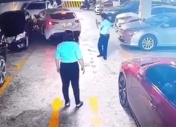 Nữ tài xế gây náo loạn bãi để xe, nghi do nhầm số, nhầm chân ga