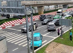 Tai nạn liên hoàn trên đại lộ ở TP HCM