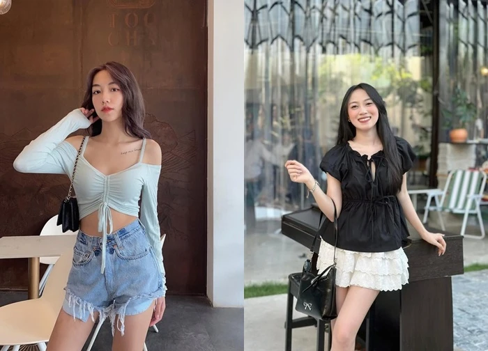 Phong cách độc đáo gọi tên áo dây rút