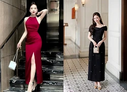 Vẻ đẹp kiêu sa của váy đính ngọc trai