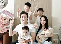 Ái nữ đại gia Minh Nhựa tâm sự khi sinh con thứ 4 ở tuổi 26
