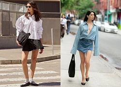 Áo sơ mi và váy ngắn, 'cuộc tái ngộ' không bao giờ lỗi mốt
