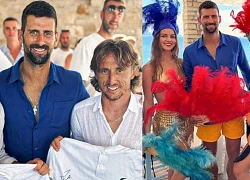 Luka Modric nghỉ Hè cùng Novak Djokovic