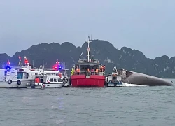 Phát hiện thi thể nghi là nam nạn nhân cuối cùng vụ lật tàu trên Vịnh Hạ Long