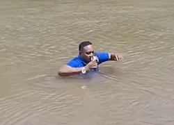 Phóng viên vấp trúng thi thể nạn nhân khi ghi hình hiện trường vụ mất tích