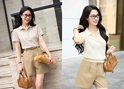Áo polo và quần shorts, bộ đôi tạo nên vẻ sành điệu đầy cuốn hút