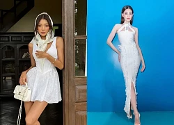 Phối đồ 'white on white' giúp nàng nâng tầm vẻ thanh lịch khi thu sang