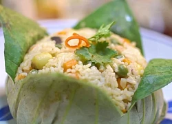 Cách làm cơm chay hấp lá sen thơm ngon cho ngày lễ Vu Lan