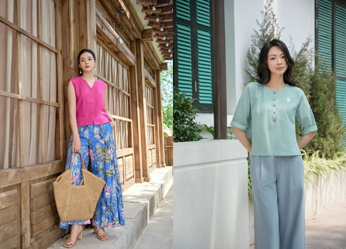 Đắm chìm trong mùa hè qua từng thớ vải linen nhẹ tênh