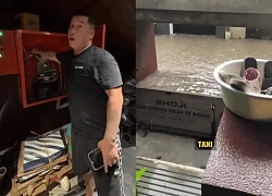 Viral nhất TikTok: Ngôi nhà "bất khả xâm phạm" giữa biển nước Hà Nội nhờ cửa chống ngập 200 triệu, chủ nhà là ông trùm chuỗi Nhậu Tự Do cực hot!