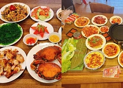 17 mâm cơm đãi gia đình dịp nghỉ Lễ của mẹ đảm ở Hà Nội khiến mọi người choáng váng