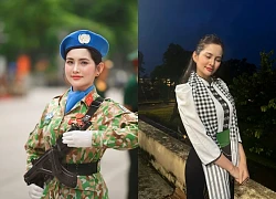 Nữ chiến sĩ xinh đẹp bảo vệ Quân kỳ, nhà 3 đời tham gia diễu binh