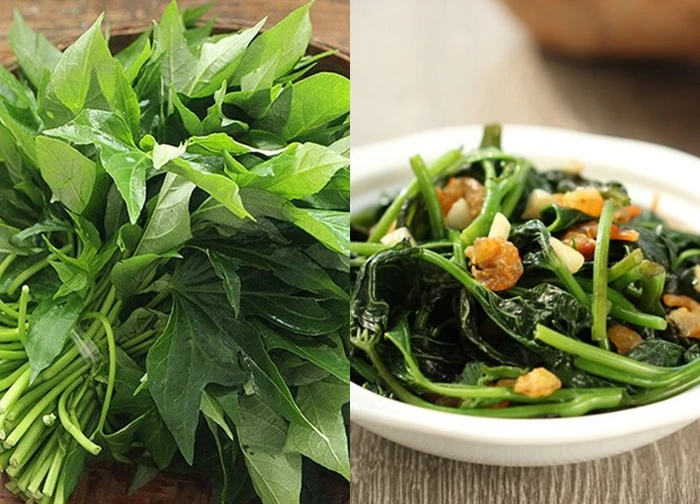 Cây này tưởng chỉ lấy củ nhưng phần lá tốt như thần dược, đem xào được món đưa cơm