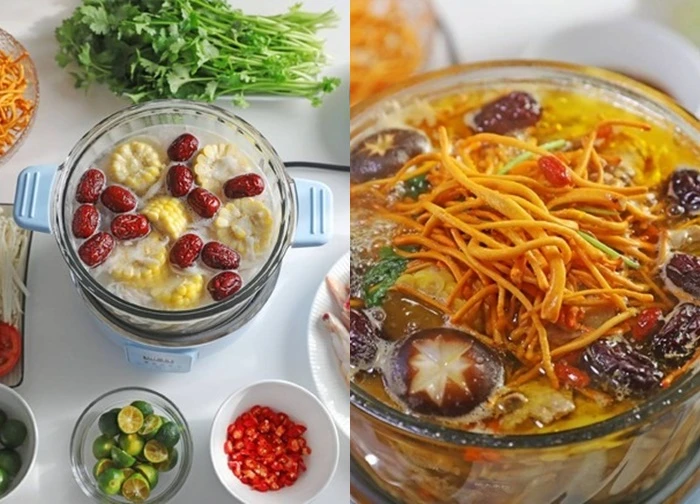 Chỉ cần 2 trái dừa và 1 con gà: Bữa lẩu bổ dưỡng tại nhà khiến nhà hàng phải chào thua